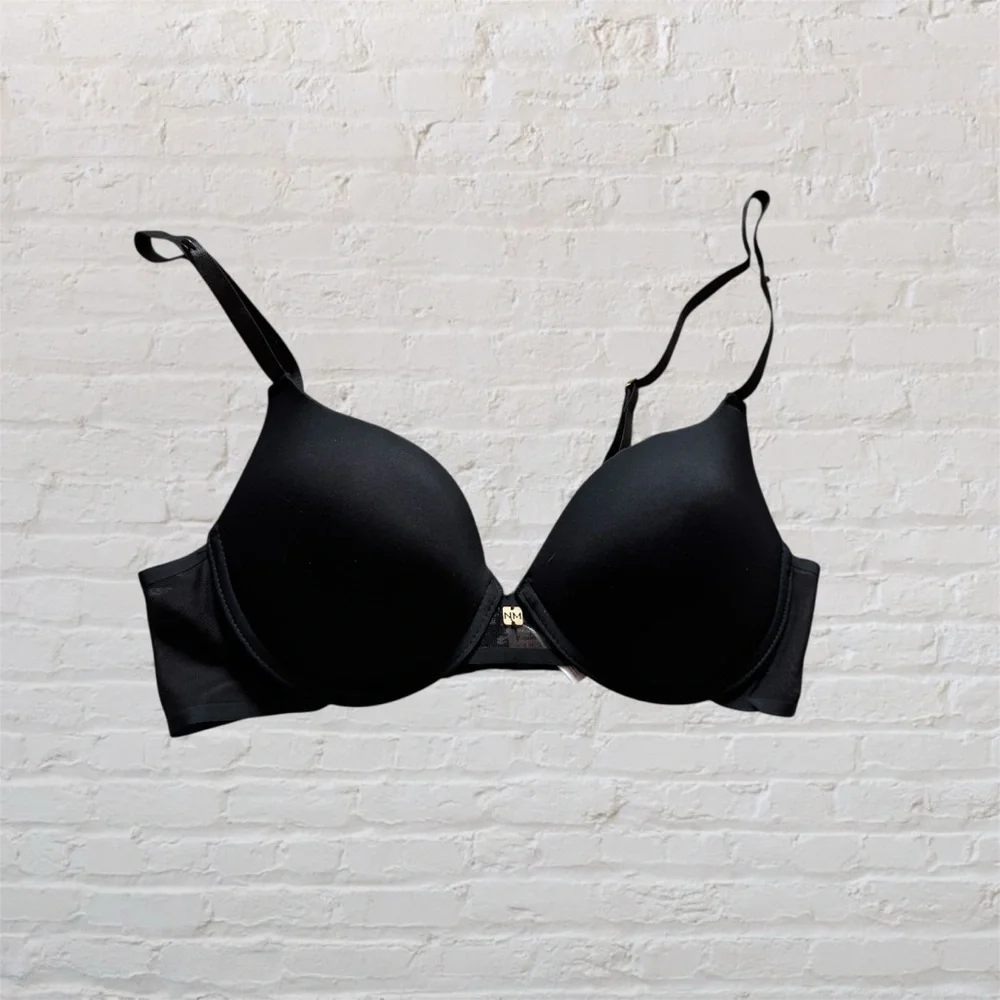 🆕 Nicole Miller light lift push up t-shirt bra in black